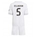 Real Madrid Jude Bellingham #5 Hjemmedraktsett Barn 2025-26 Korte ermer (+ Korte bukser)